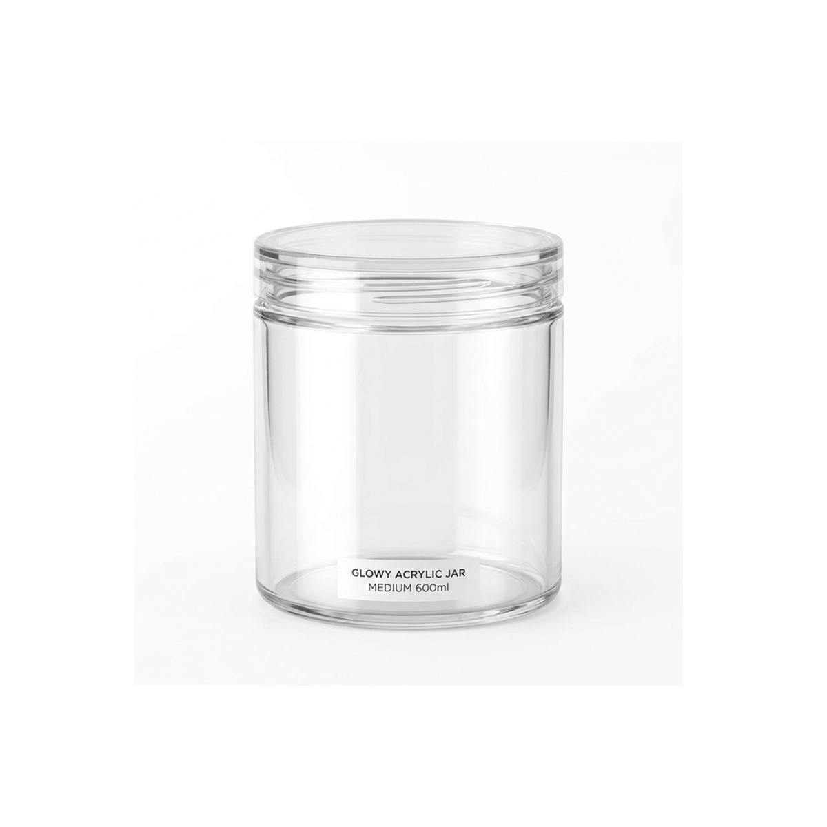 Glowy Acrylic Jar Medium 600ml