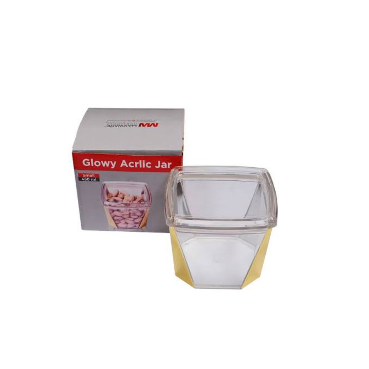 Glowy Acrlic Jar Small 450ml