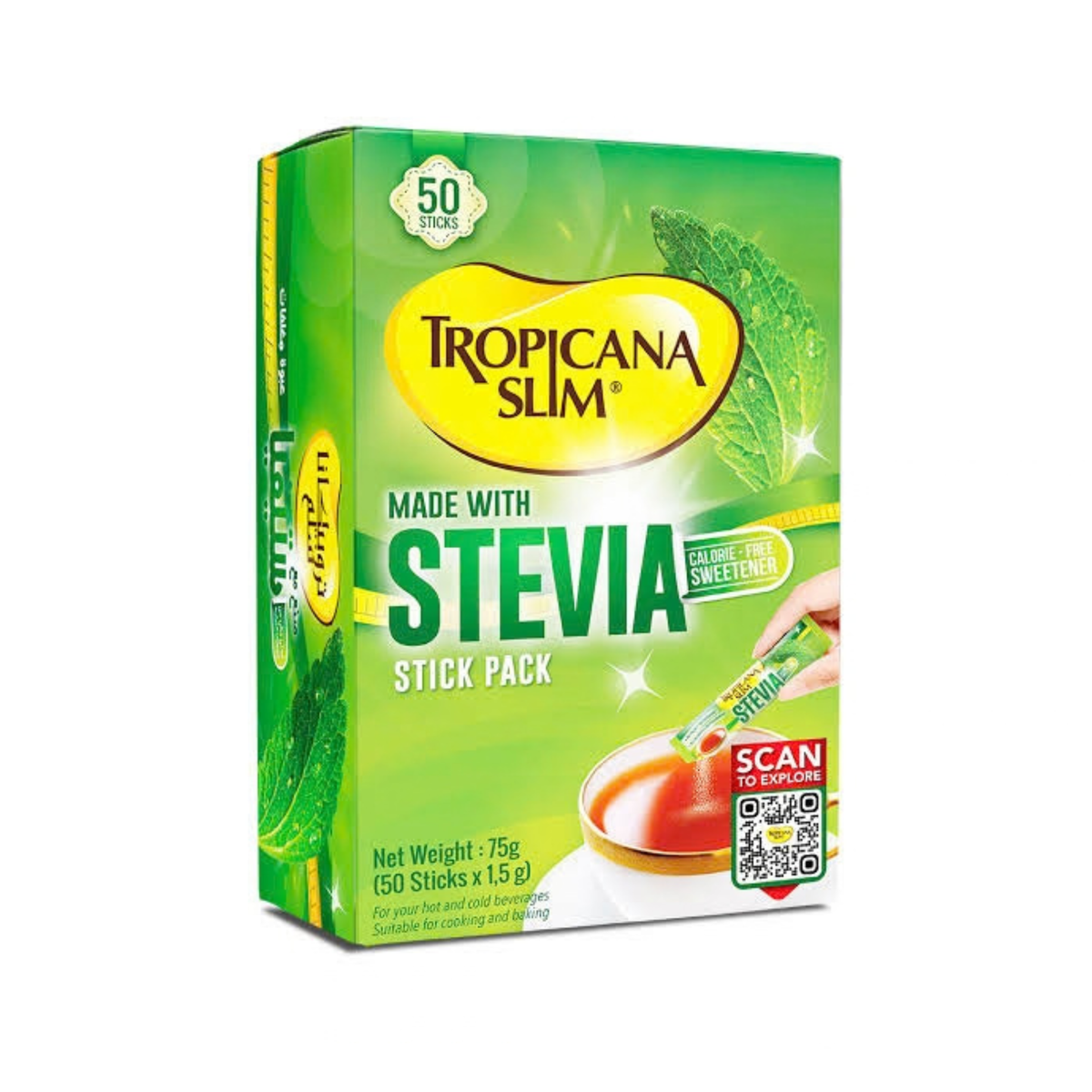 Tropicana Slim Stevia Diet Stick 50 Sachet