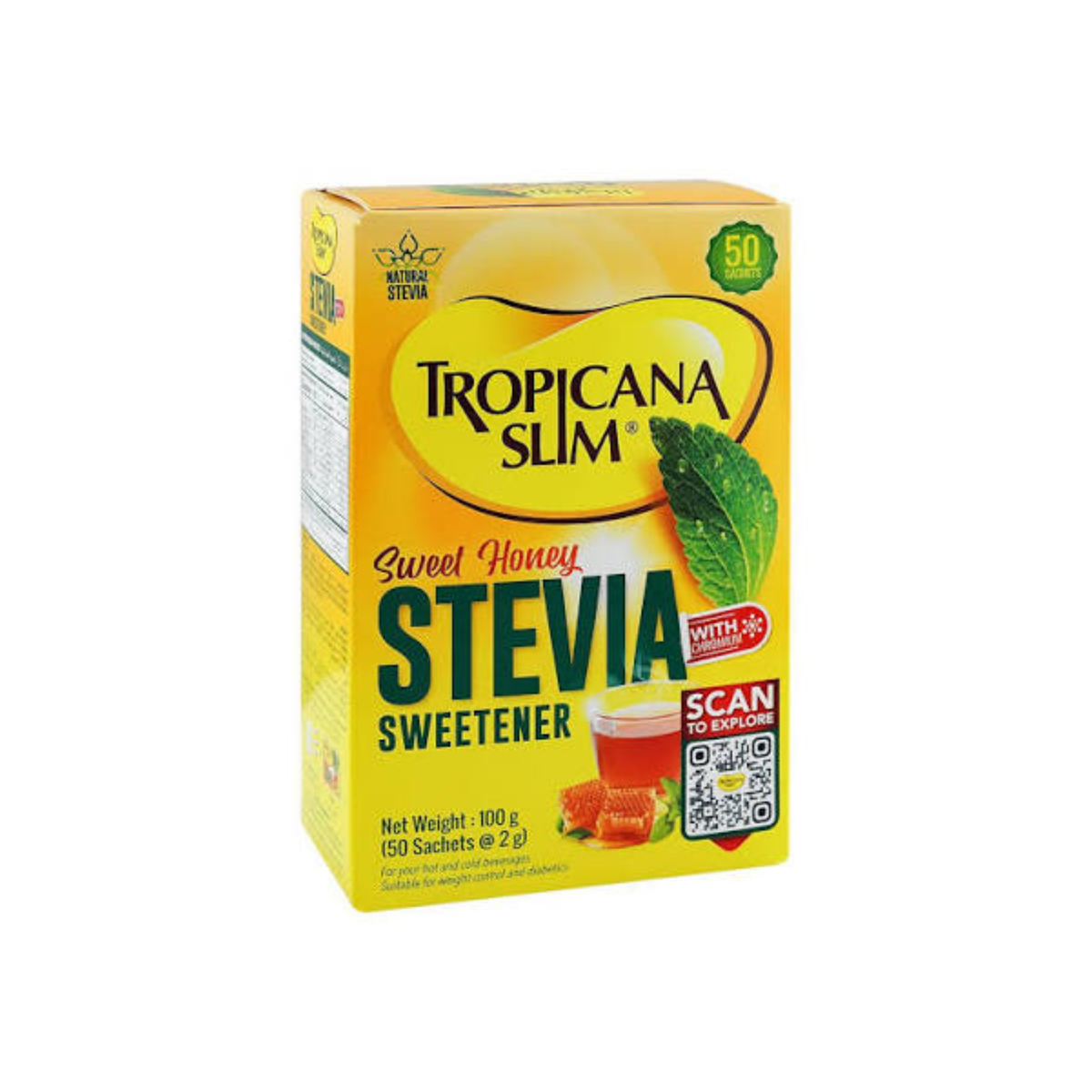 Tropicana stevia 50s sachte honey flavour