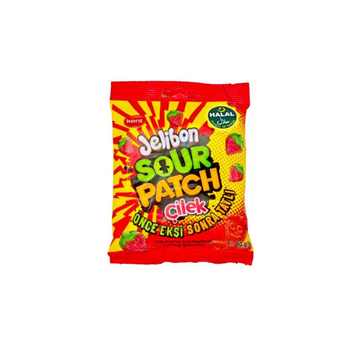 Kent Jelibon Sour Patch Strawberry Candy 80g
