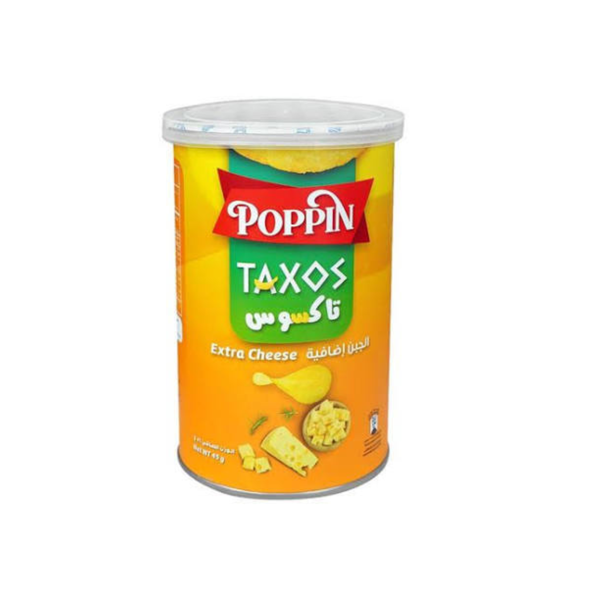 POPPIN CHIPS TAXOS Extra Cheese 110 GM