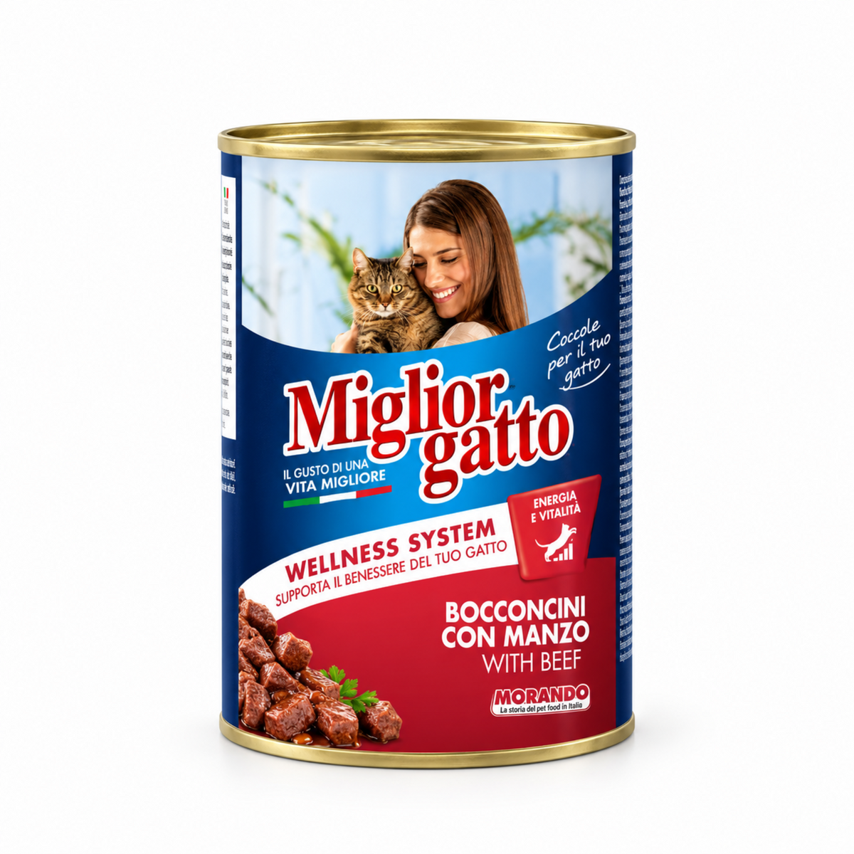 Morando Miglior Gatto Cat Food With Beef Tin 405G
