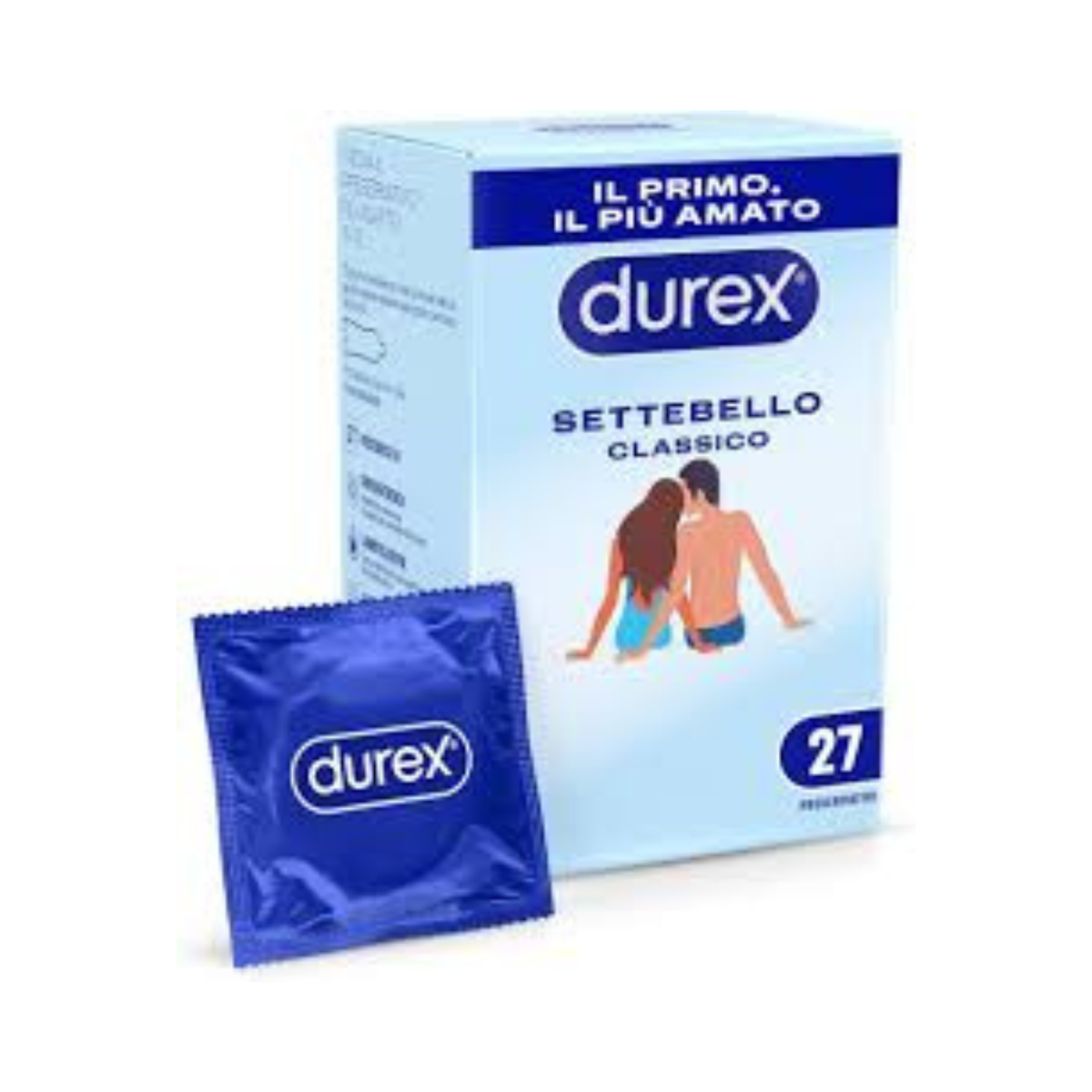 Durex Settebello Classico Classic Condoms 27 Pack
