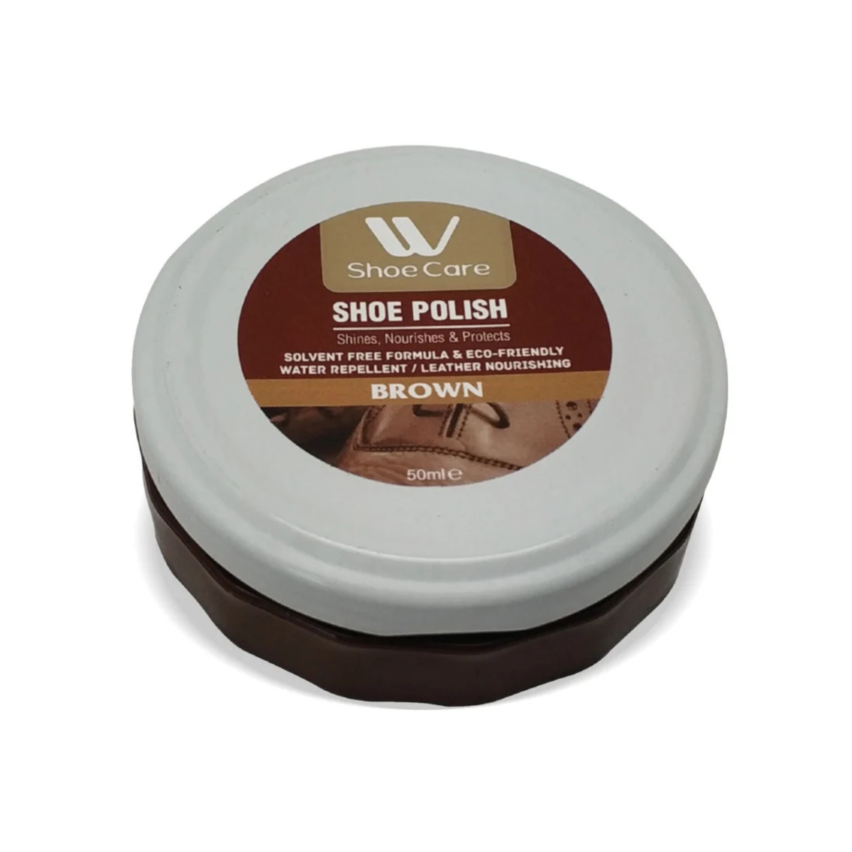 WBM Shoe Polish Cream Brown 50ml