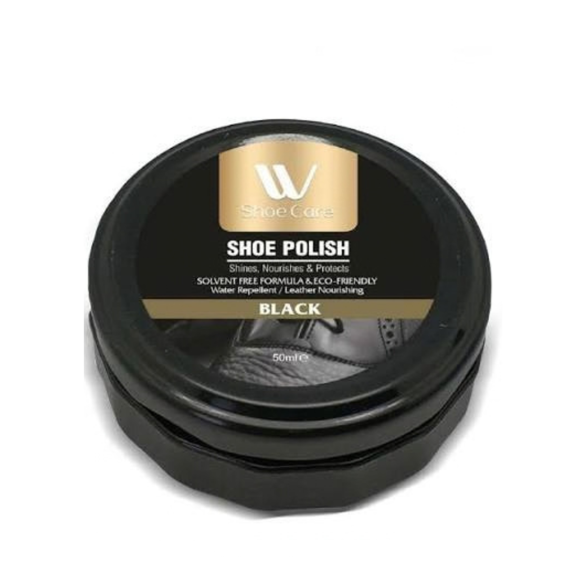 WBM Shoe Ploish Cream Black 50ml