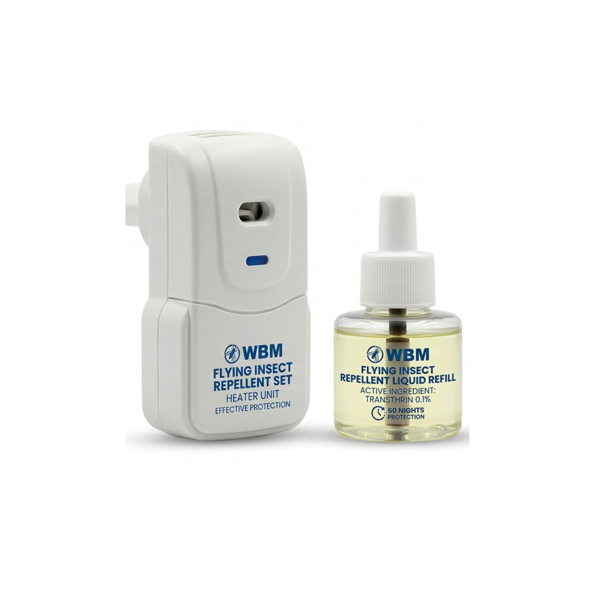 WBM Flying Insect Repellent Set Heater+Liquid