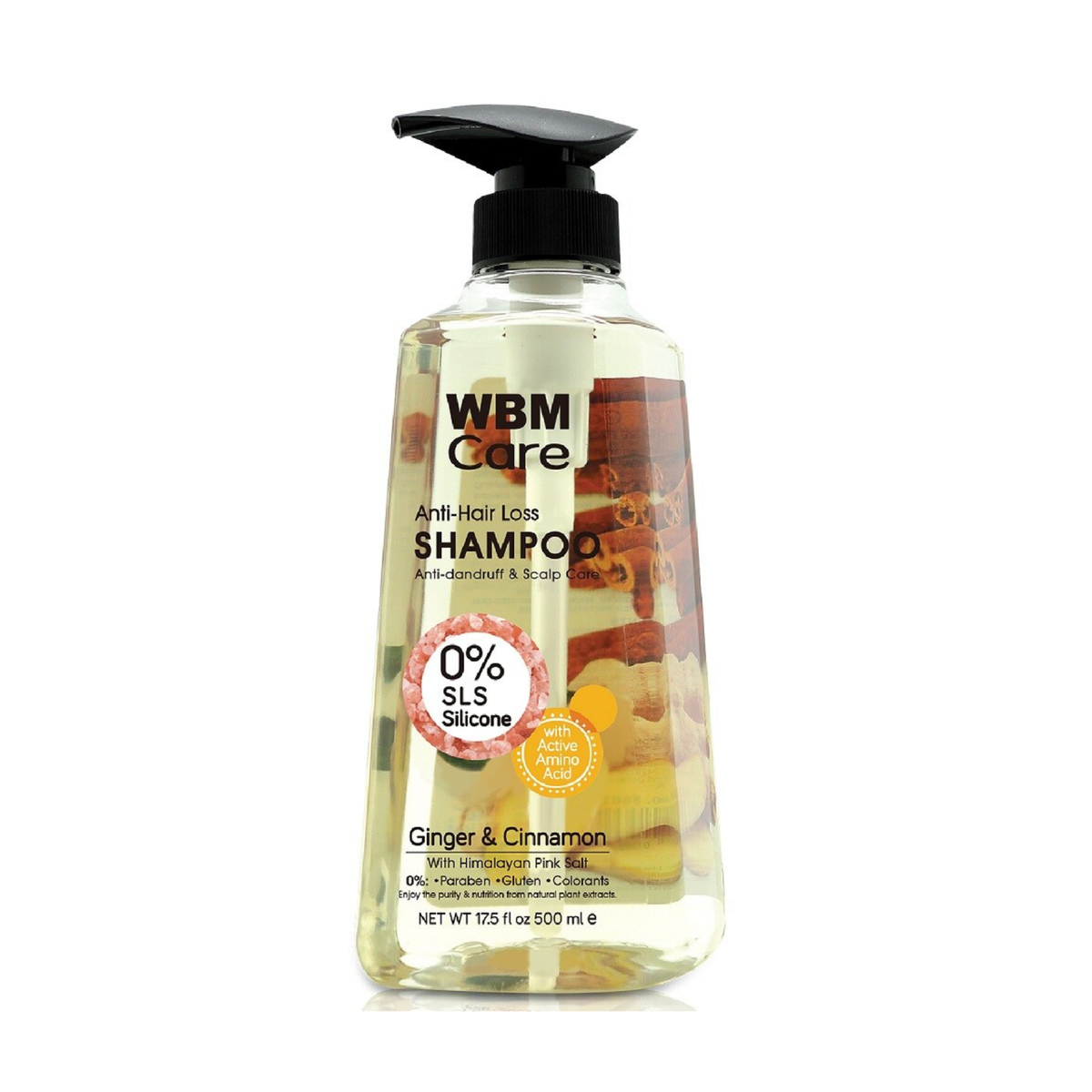 WBM Shampoo Ginger & Cinnamon 500ml