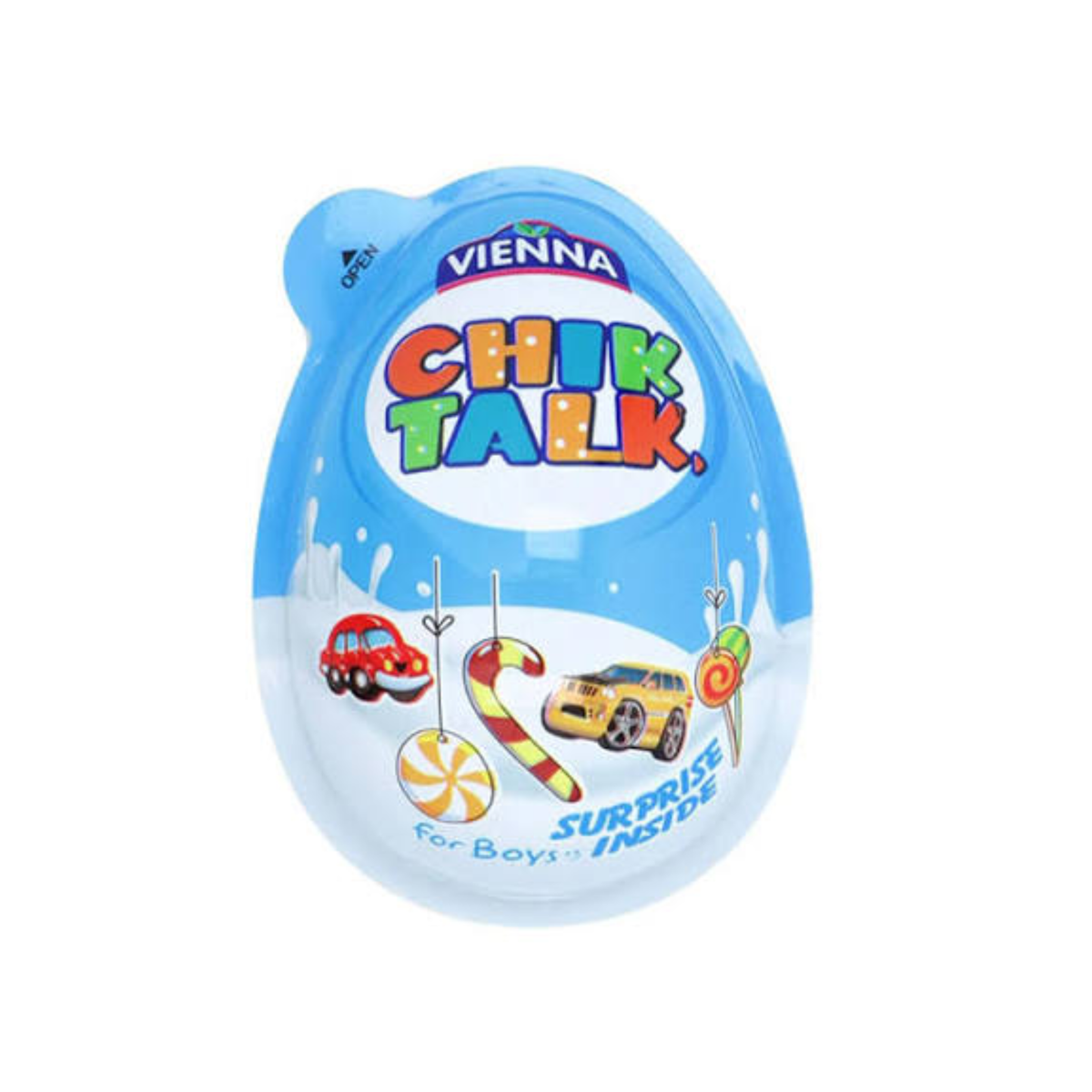 Vienna, Chik Talk, Surprise Chocolate, Chocolate Treat, Surprise Inside, Chocolate Candy, Kids Chocolate, Boys and Girls, Toy Surprise, Sweet Treats, Milk Chocolate, 45g