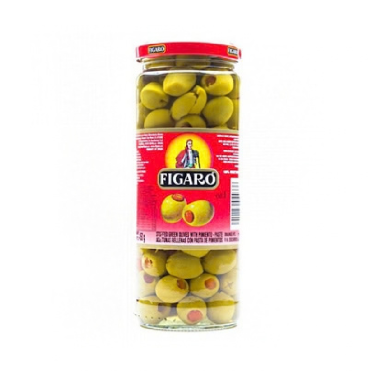 Figaro Green Olives Stuffed 240g