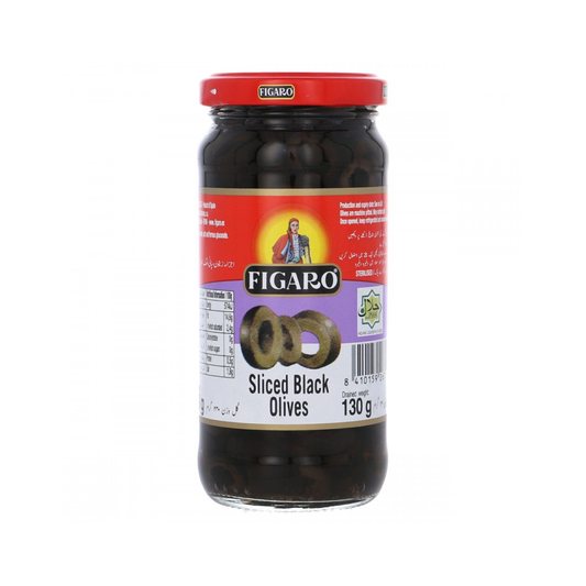 Figaro Black Olives Sliced 130g