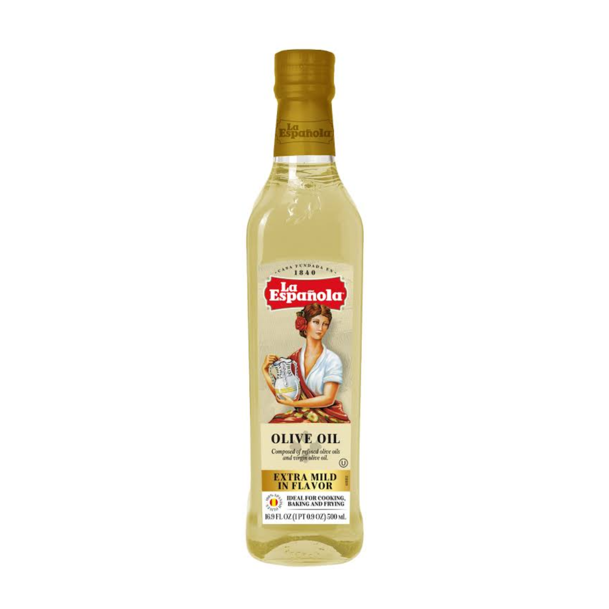 La Espanola Extra Light Olive Oil Organic 500ml