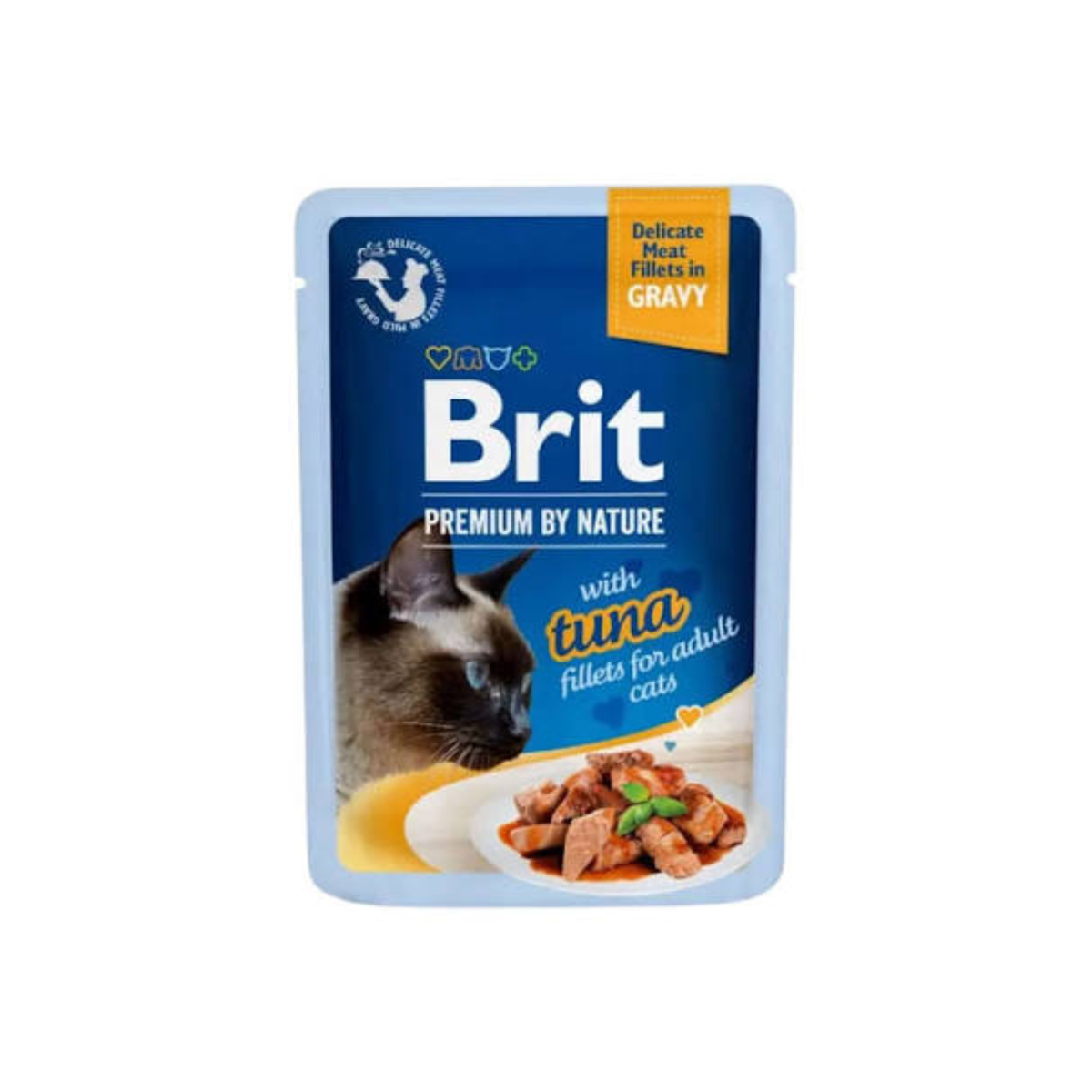 Brit Premium Cat Tuna fillets in gravy 85g