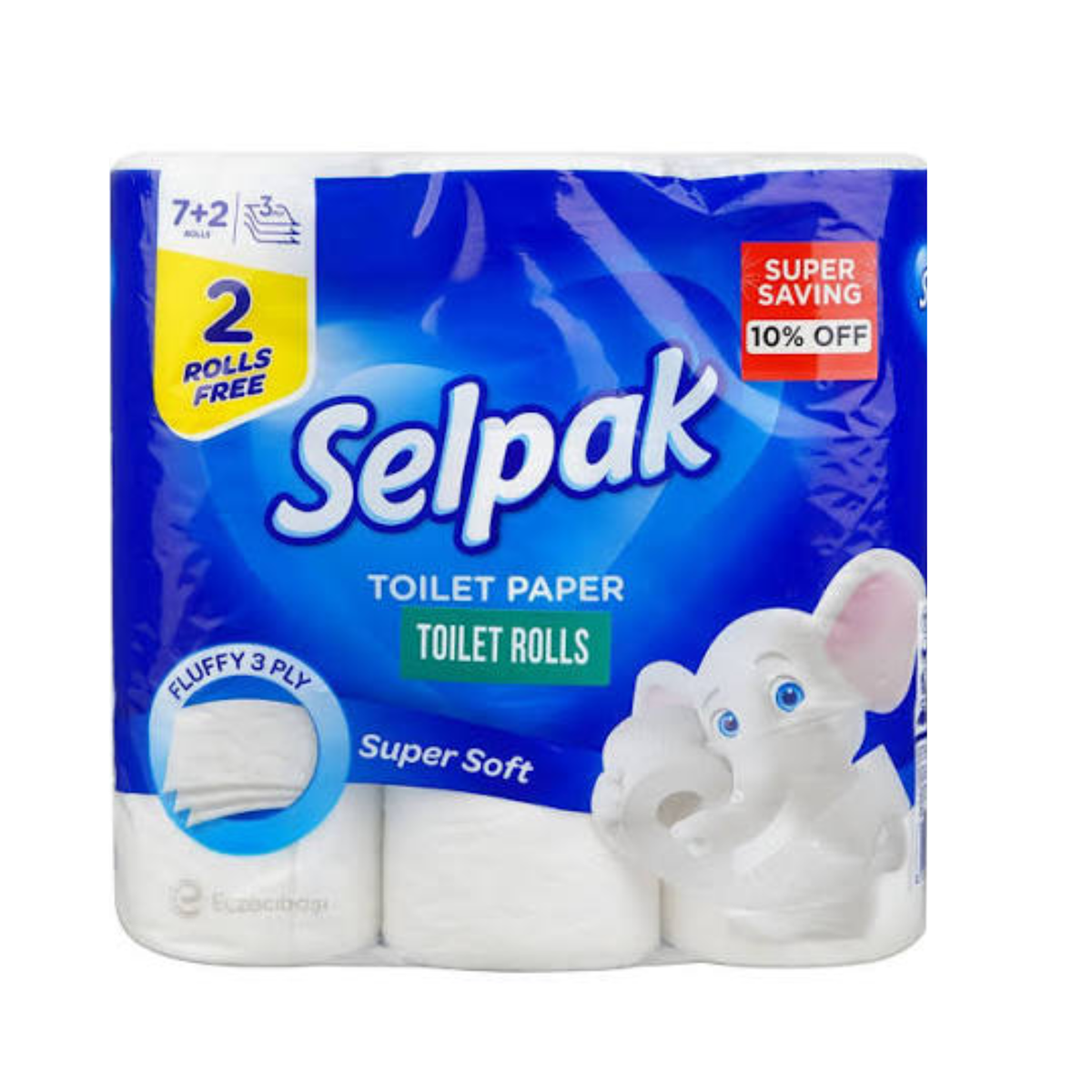 Selpak Toile Roll 7+2pc/pak