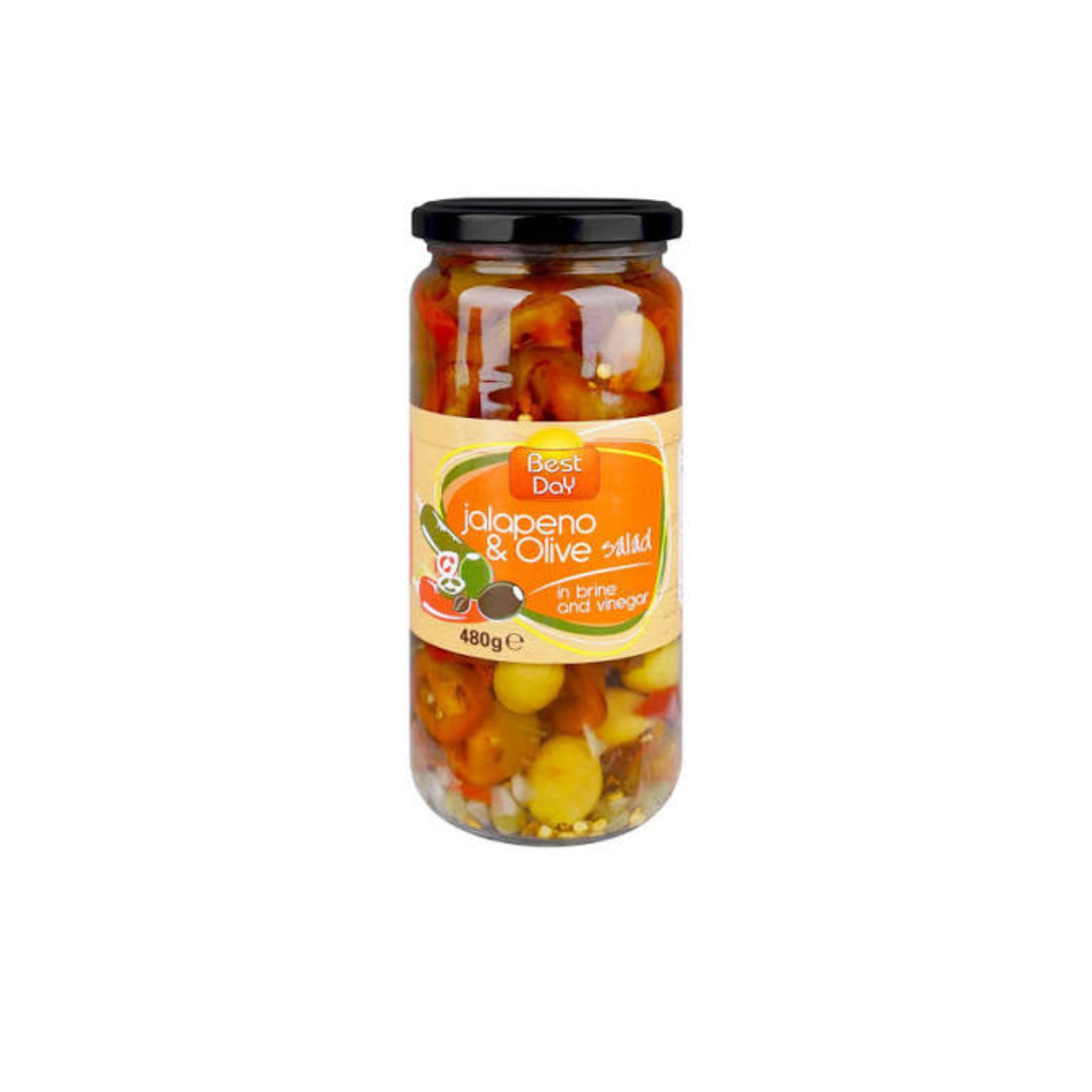Best Day Jalapeno & Olive Salad 480g