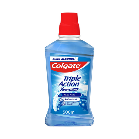 Colgate Triple Action Xtra White Mouthwash 500ml