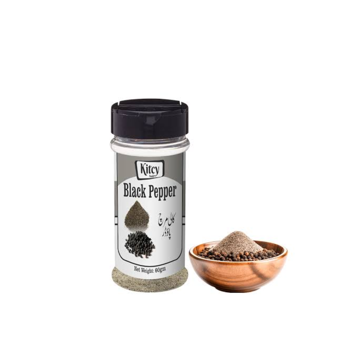 Kitcy Black Pepper Powder 60gm