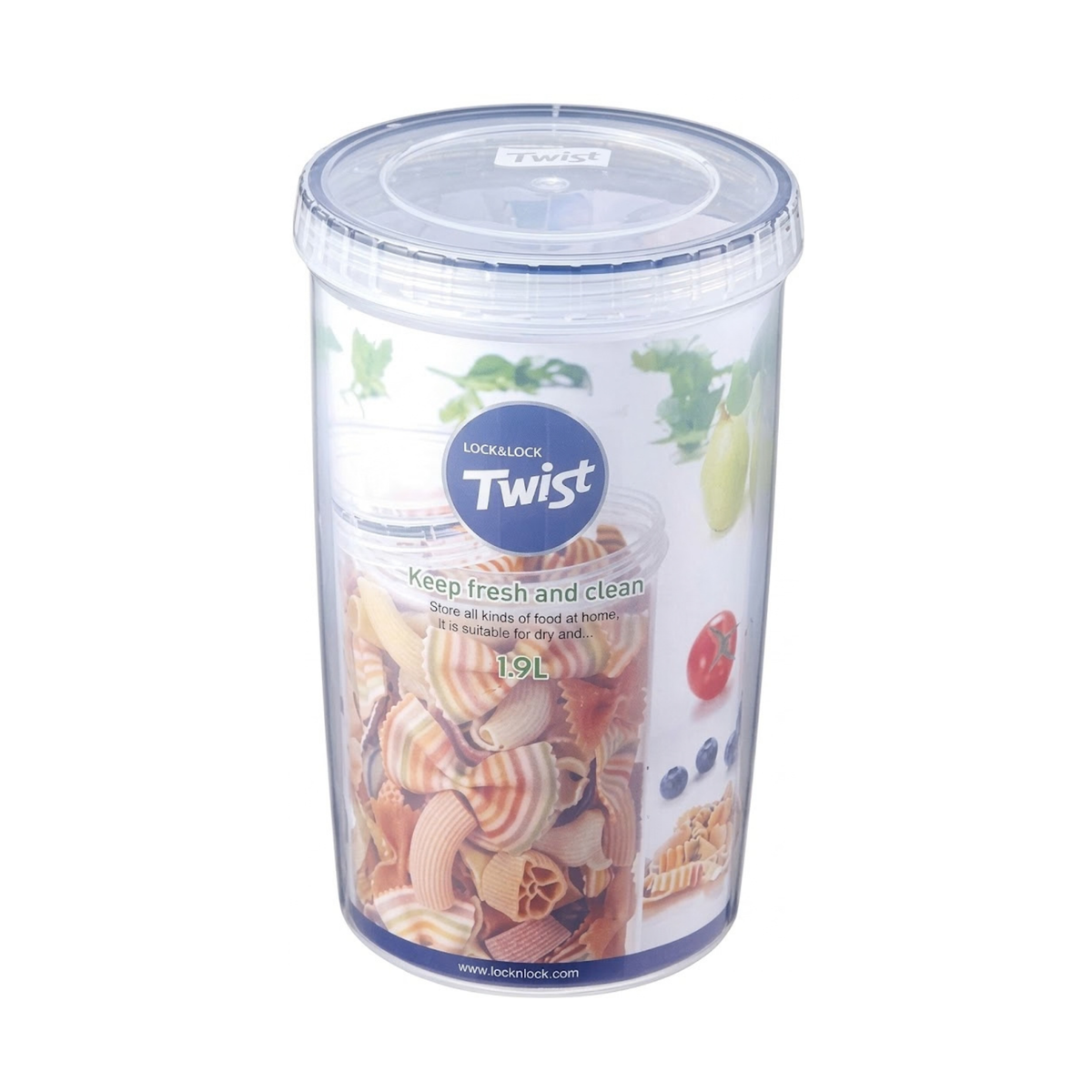 Lock & Lock Twist Food Container LLL 143 1.9ml