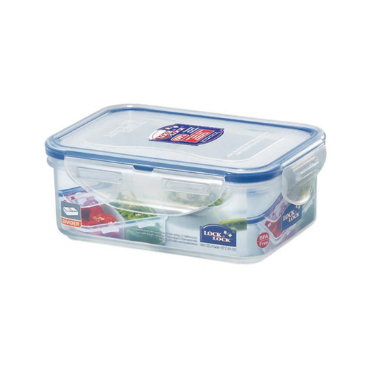 RECTANGULAR SHORT FOOD CONTAINER 460ML W/Divider
