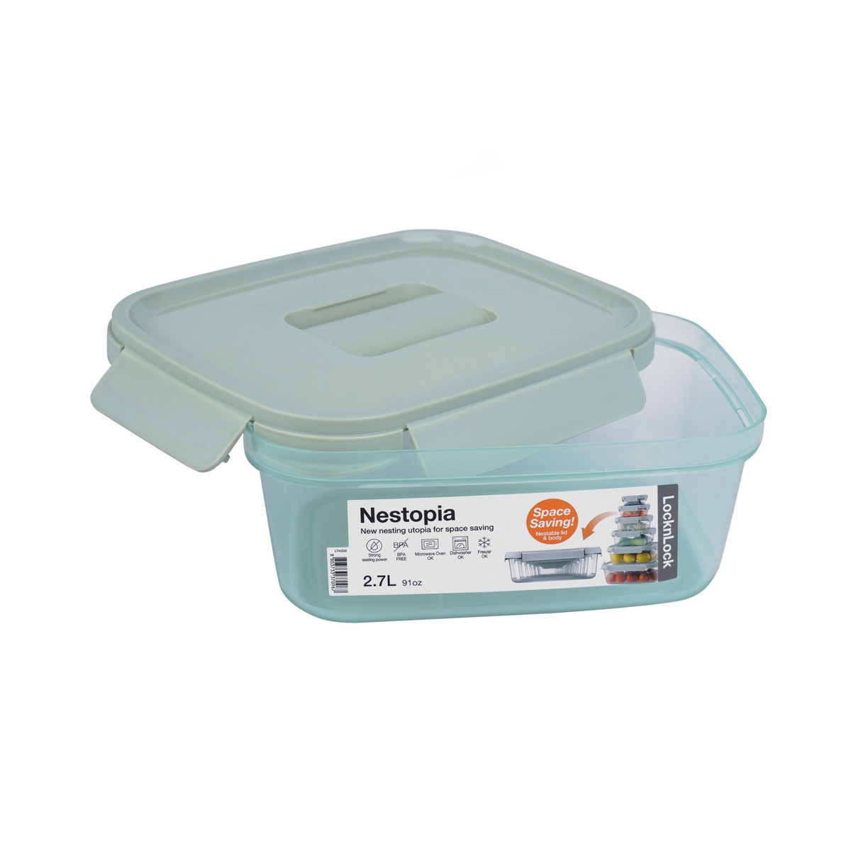 Lock & Lock Nestopia Container 2.7l Ltn350