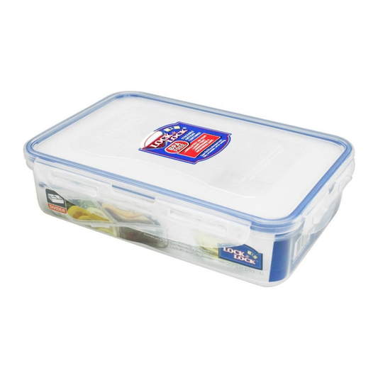 RECTANGULER SHORT FOOD CONTAINER 800ML W/ Divider