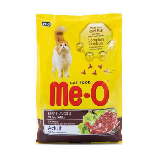 Me-O Adult Cat Food Beef & Vegetable 1.3kg