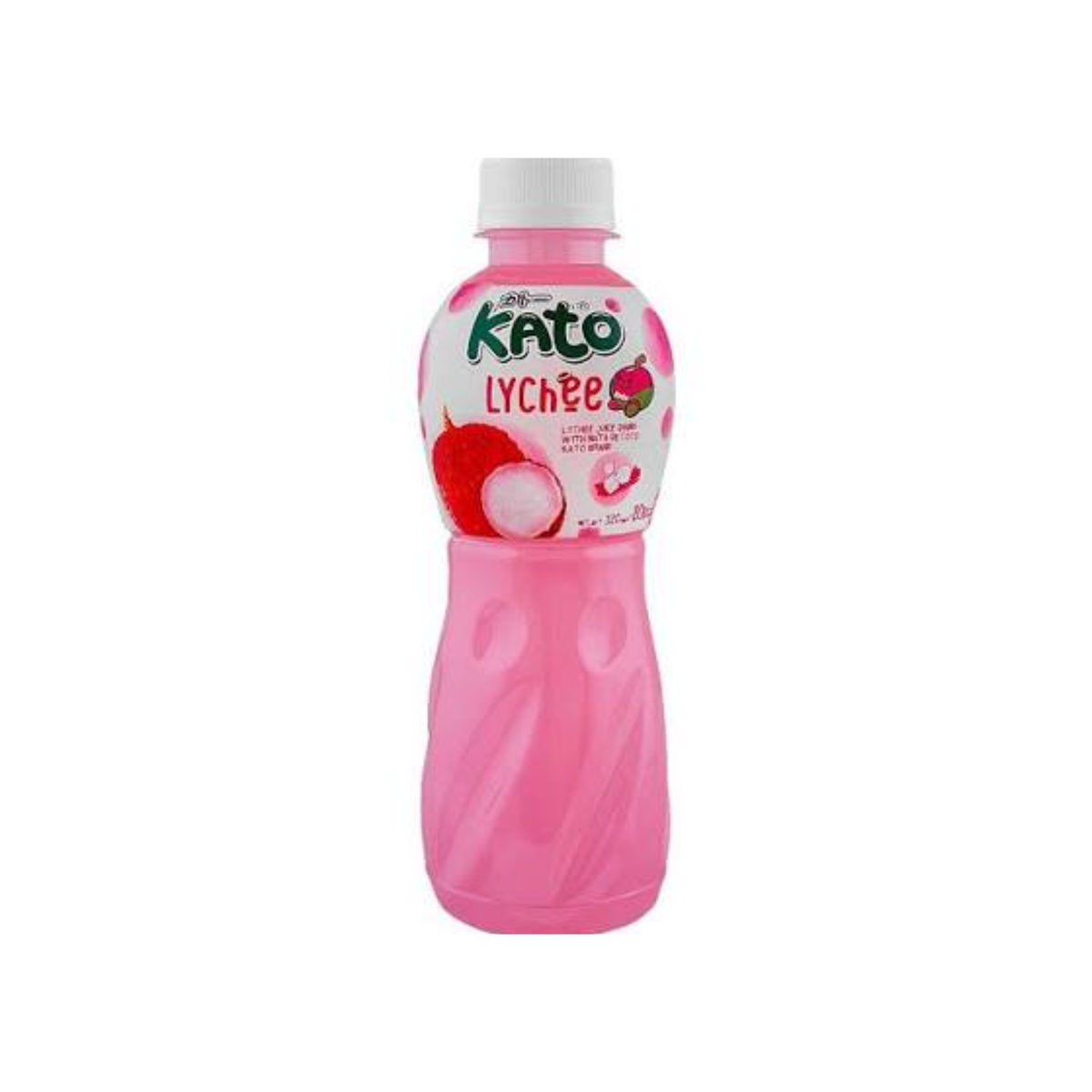 Kato Lychee Flavoured Drink with Nata de Coco 320ml