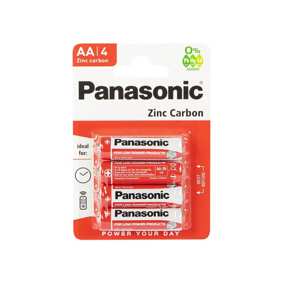 Panasonic AA Zinc Battery 4pcs
