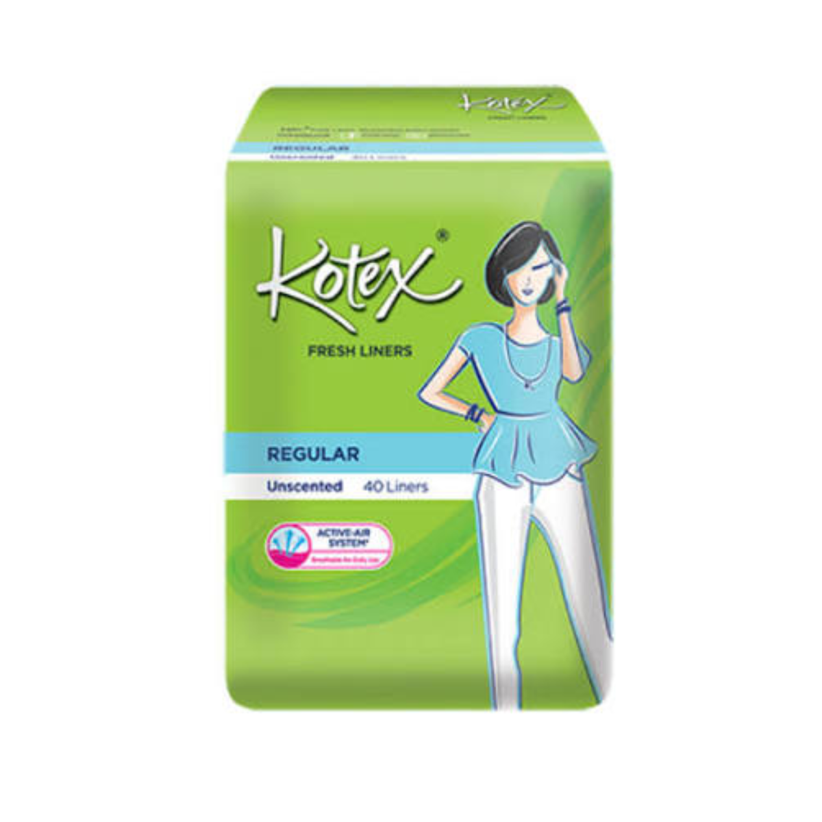 Kotex Fresh Liner Longer Wider Scented 40s