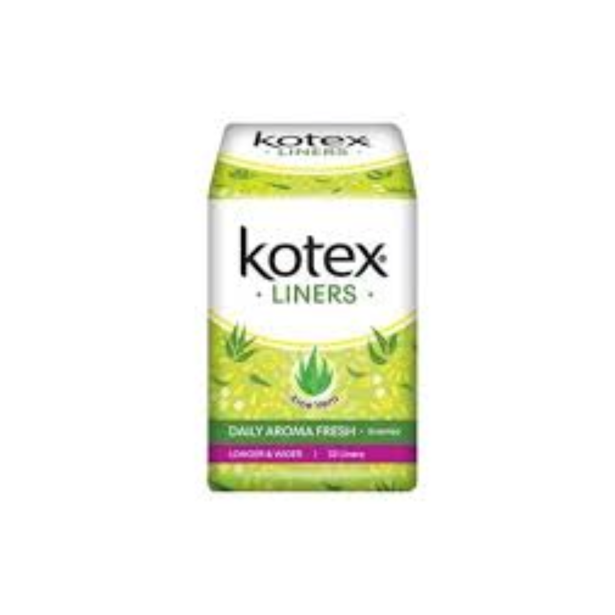 Kotex Liners Daily Fresh Scented Longer Wider Aloe Vera
