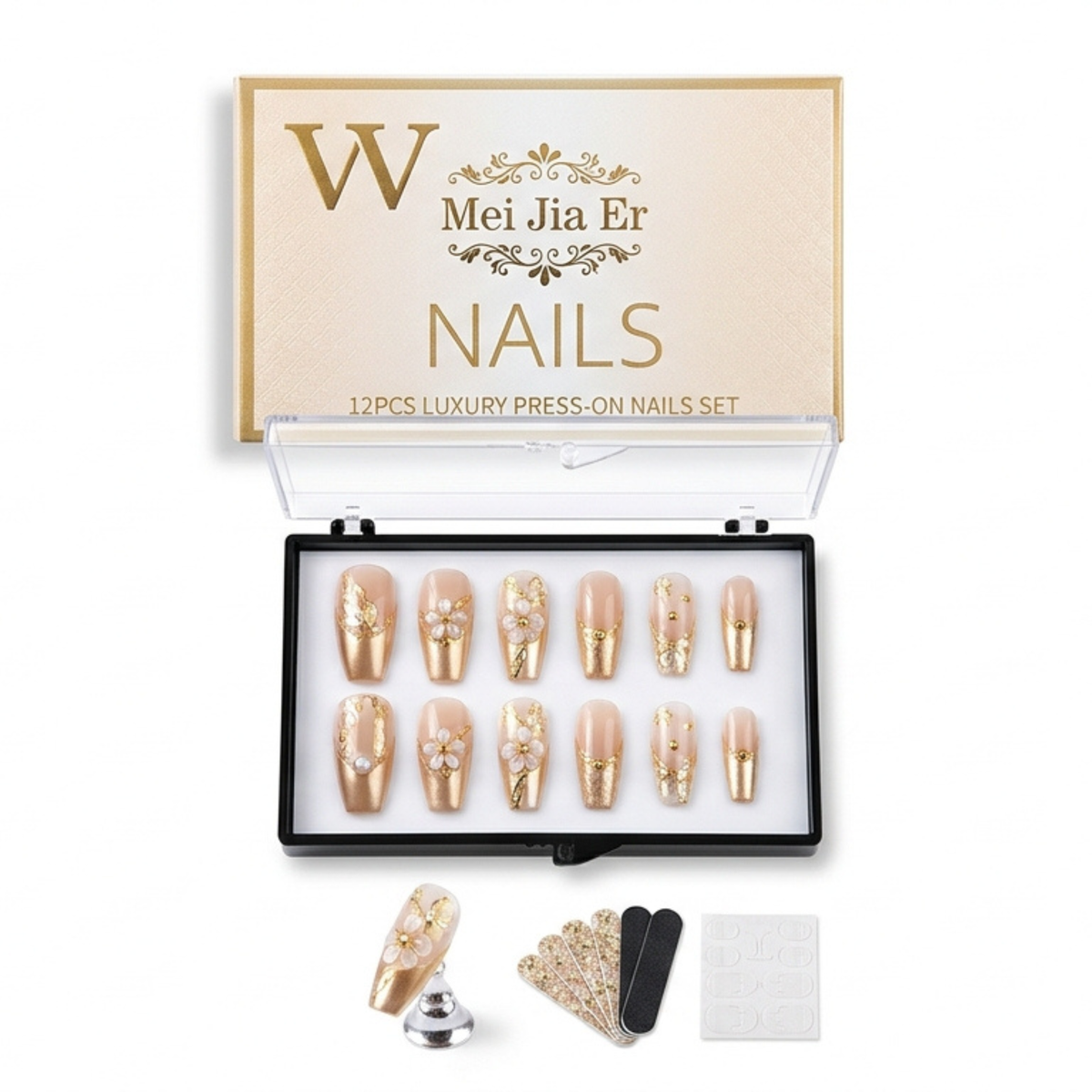 VV Mei Jia Er Nails 12Pcs