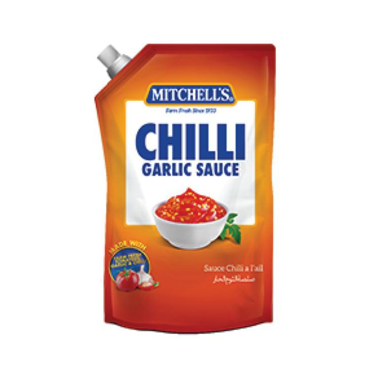 Mitchells Garlic Sauce Pouch 500g