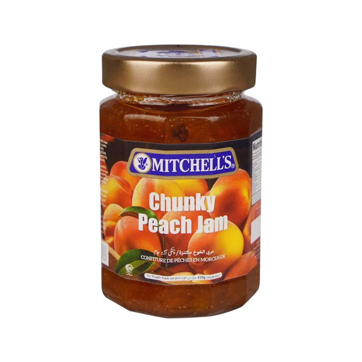 Mitchells Chunky peach Jam 410g