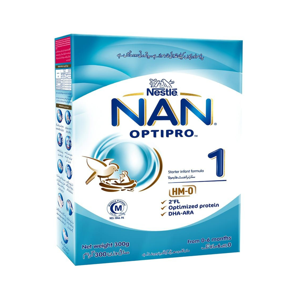 Nestle NanGrow Optipro 1 Milk Powder 300g (Soft Pack)