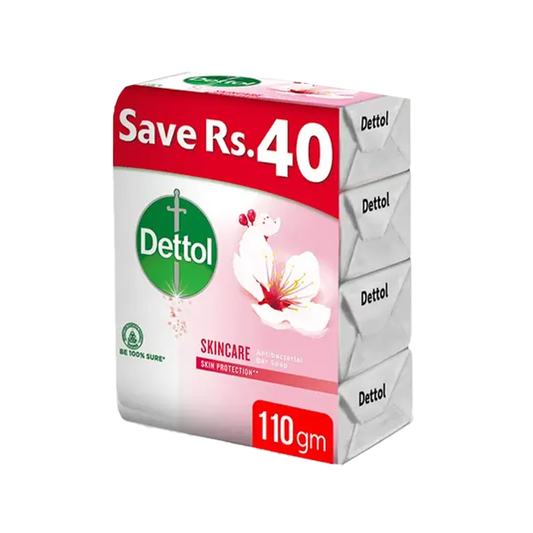 Reckitt Dettol Soap Soothe Pack Of 4 110G