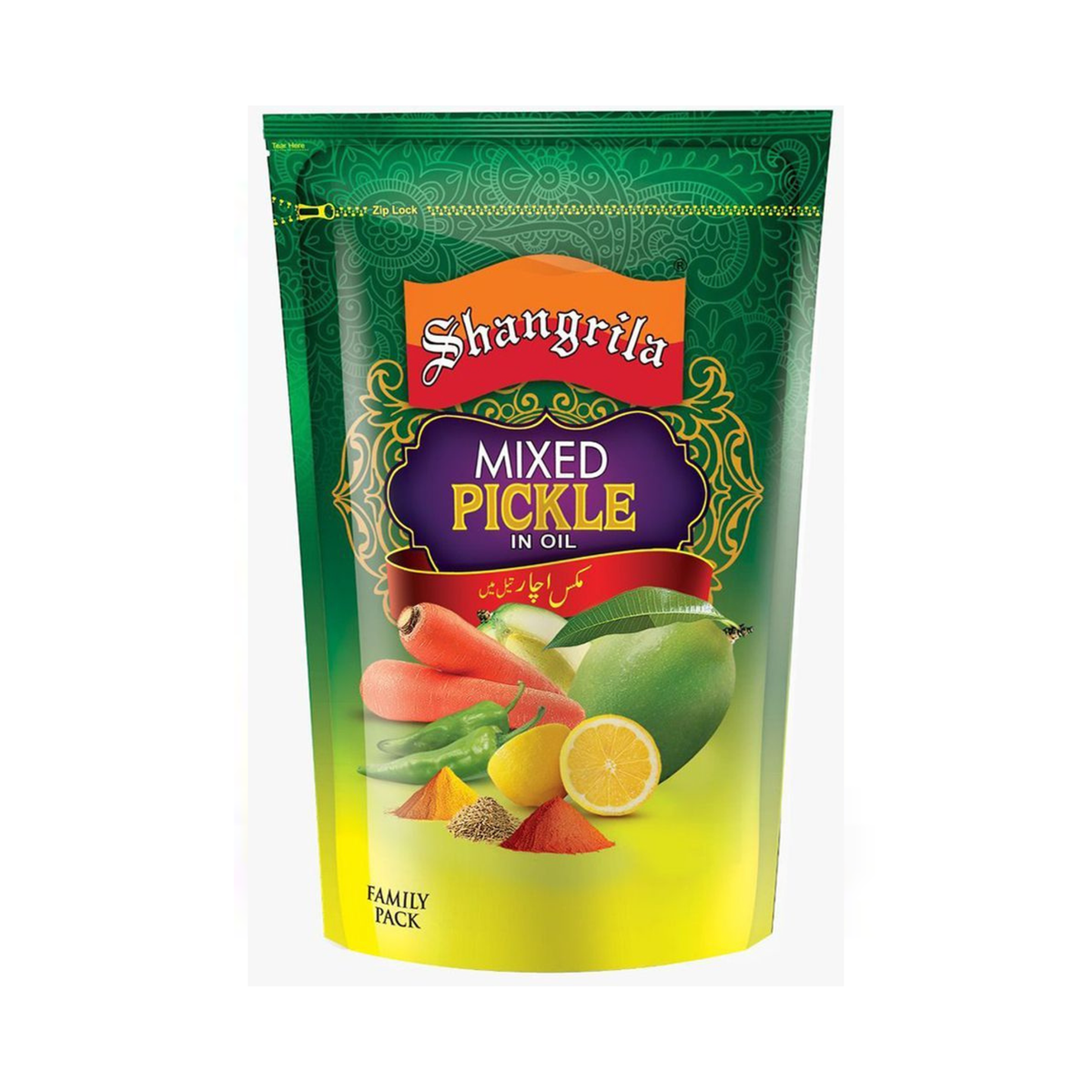 Shangrila Mixed Pickle In Oil 1Kg