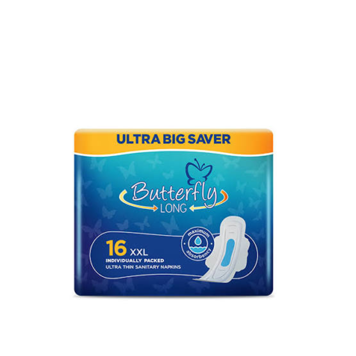 Butterfly Sanitary Napkins Mother Comforts Ultra Large 16 Pcs