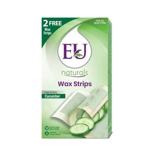 EU Naturals Wax Strips Legs & Body Cucumber