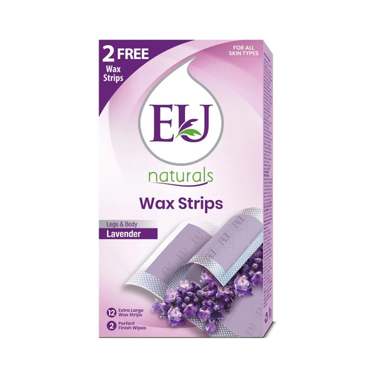 EU Naturals Wax Strips Legs & Body Lavender