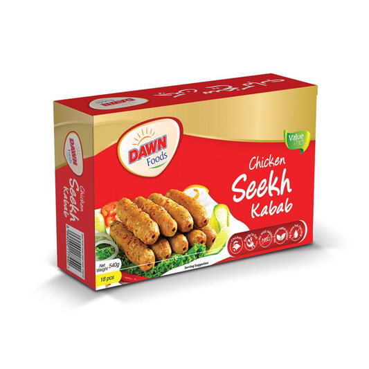Dawn Chicken Seekh Kabab 18Pcs 540g
