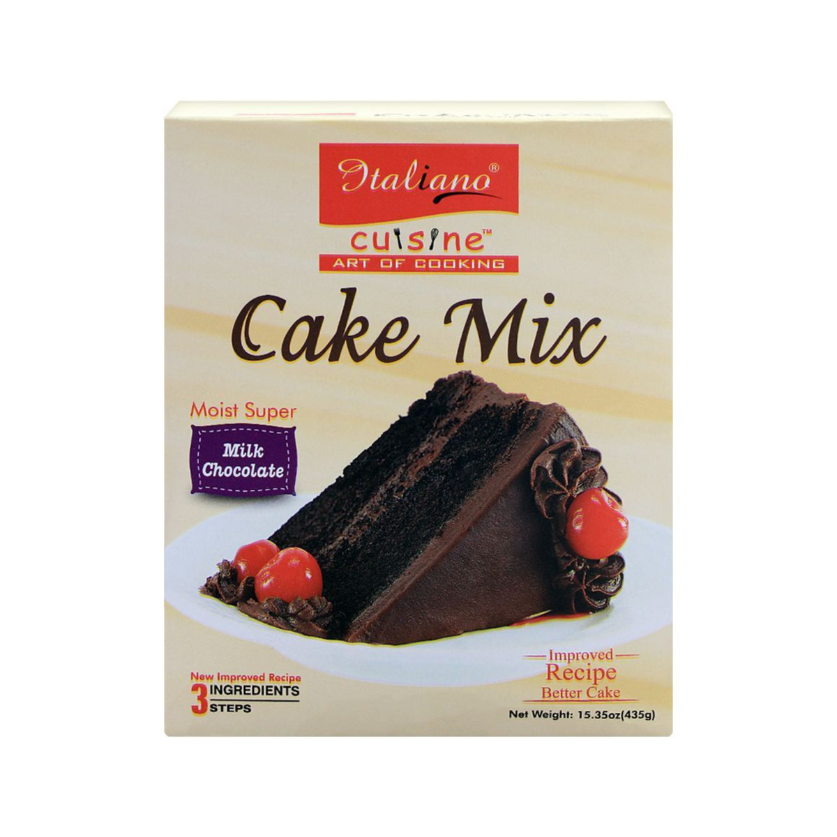 Ilaliano Cusine Cake Mix Milk Chocolate 435g