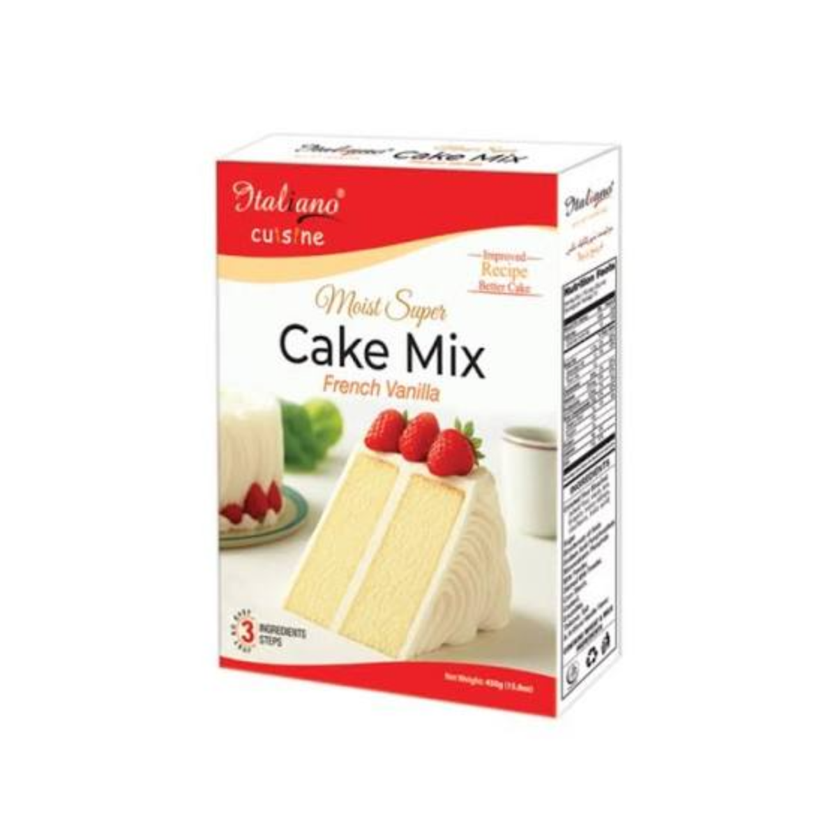 Italiano Cake Mix French Vanilla 450g