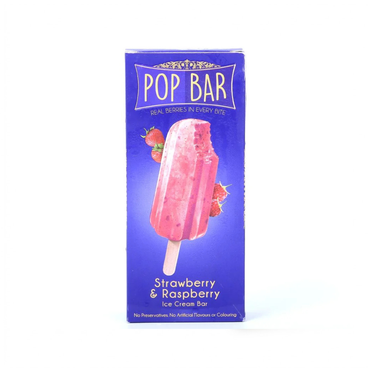 Wholesome Pop Bar Strawberry Raspberry 90g