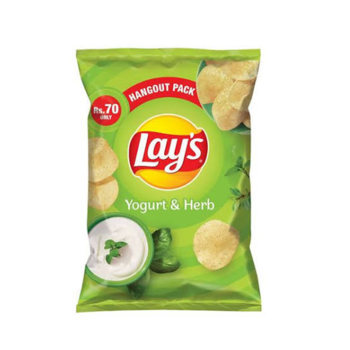 Lays Chips Local Yogurt & Herb 70g RS 100