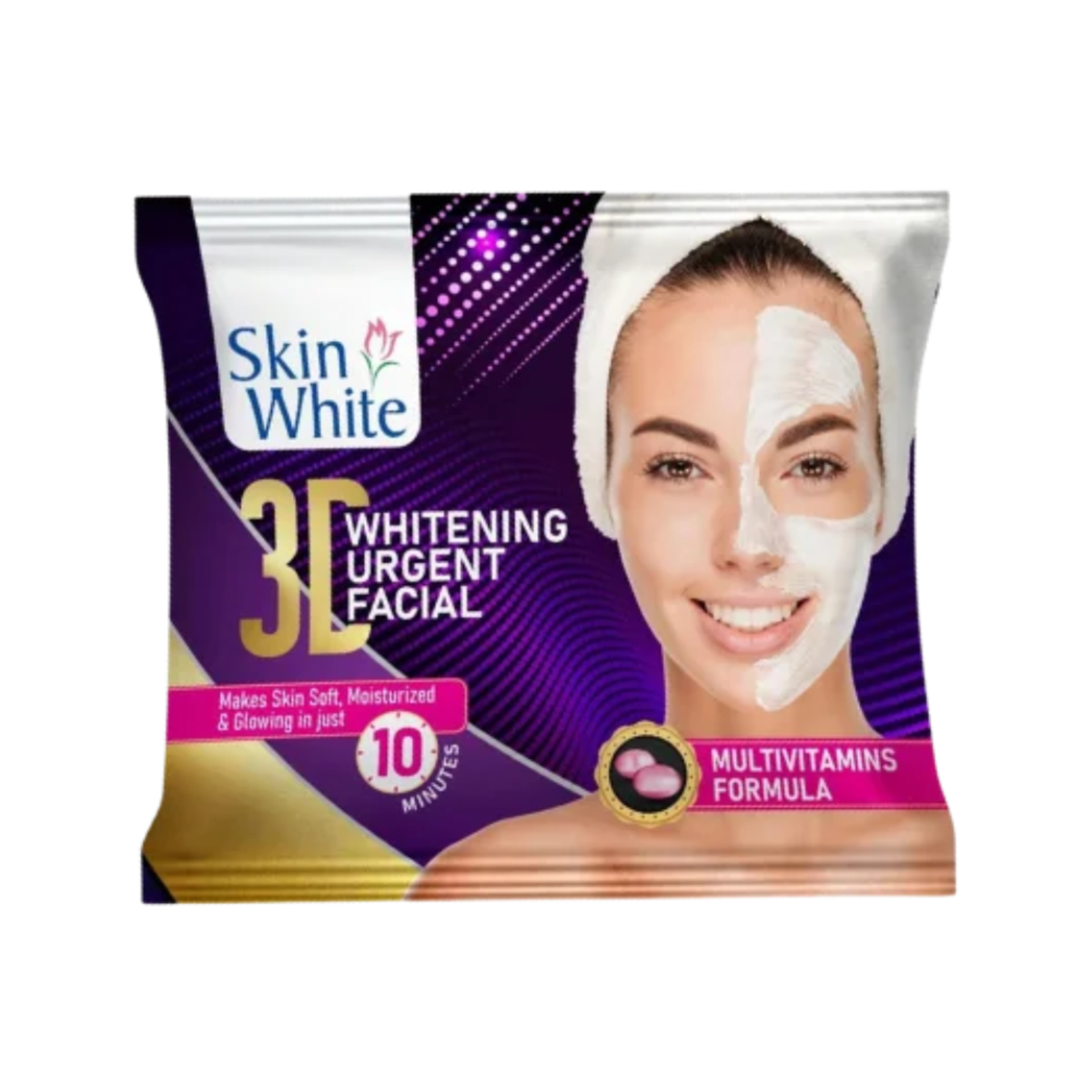 Skin White 3D Whitening Urgent Facial Multi Vitamins Formula