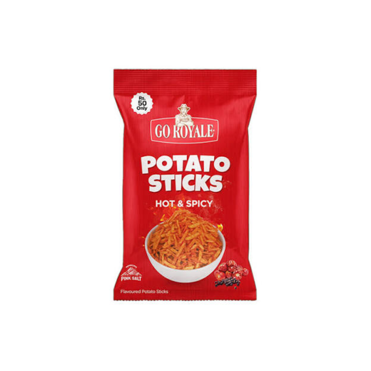GO Royale Spicy Potato Sticks 125g