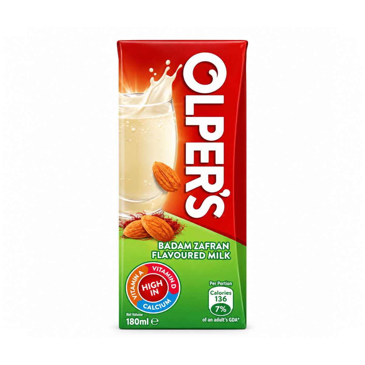 Olpers Badam Zafran Milk 180ml