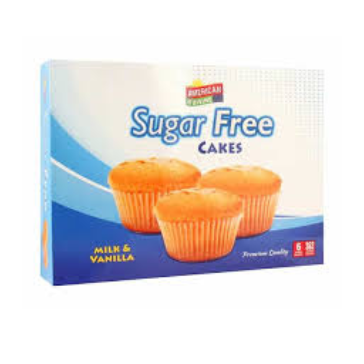 American Kuisine Sugar Free 06 Cup Cakes Orange