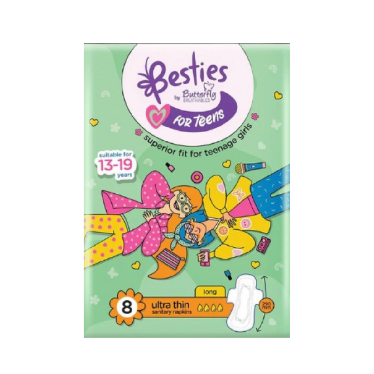 Besties Butterfly For Teens