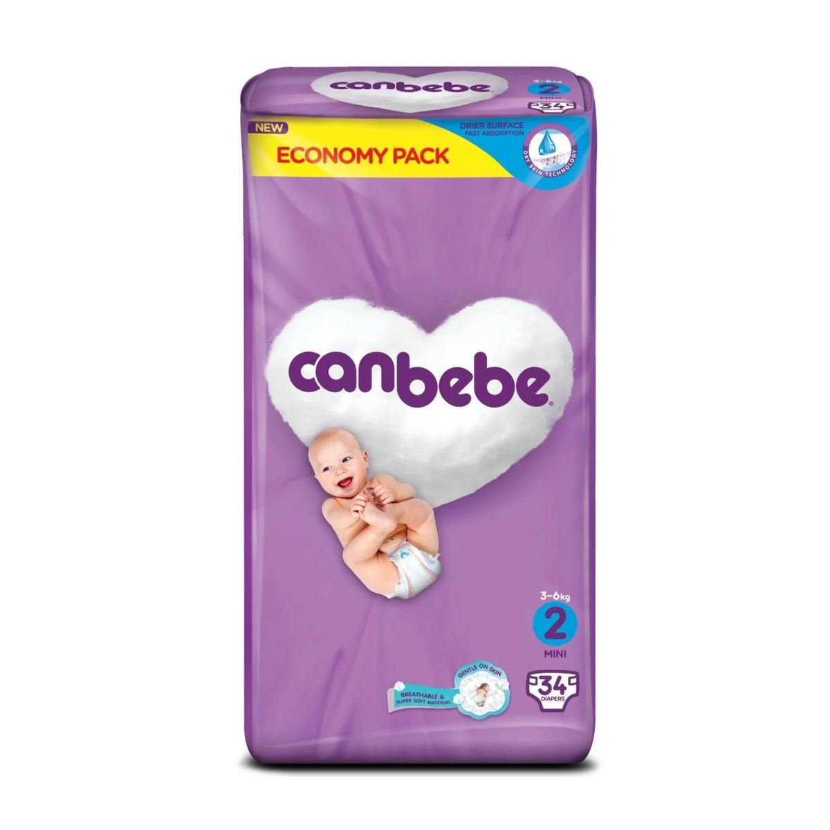 CANBABE Economy Pack 34Daipers